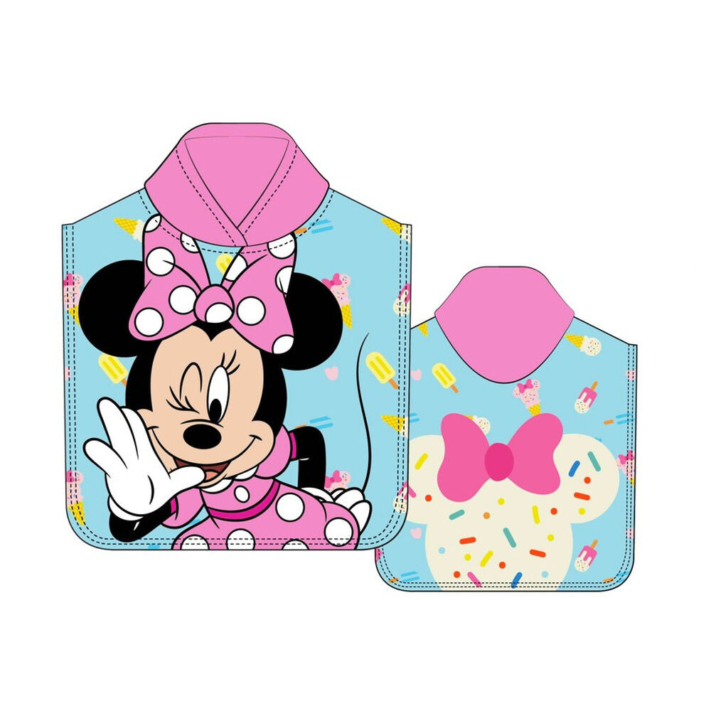 Poncho de Praia Microfibra Minnie Disney