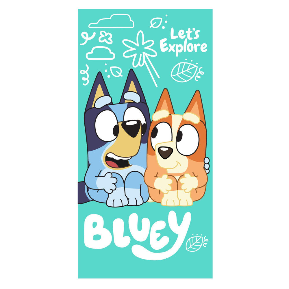 Toalha de Praia Microfibra Bluey