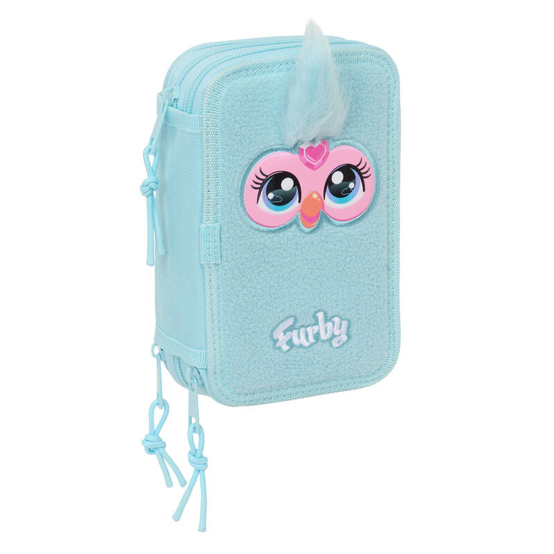 Estojo Triplo Furby 37pcs
