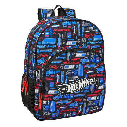 Mochila Escolar Hot Wheels 42cm Adaptável