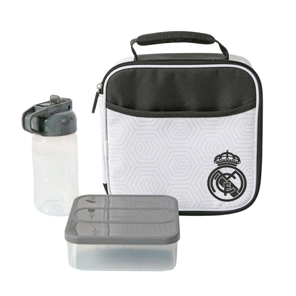 Lancheira Térmica + Sanduicheira + Garrafa Real Madrid