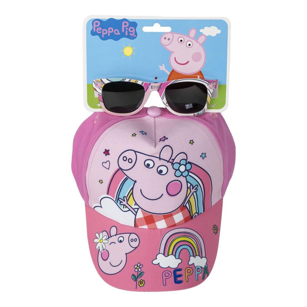 Conjunto Chapéu + Óculos Peppa Pig