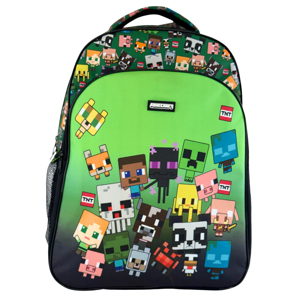 Mochila Escolar Characters Minecraft 42cm