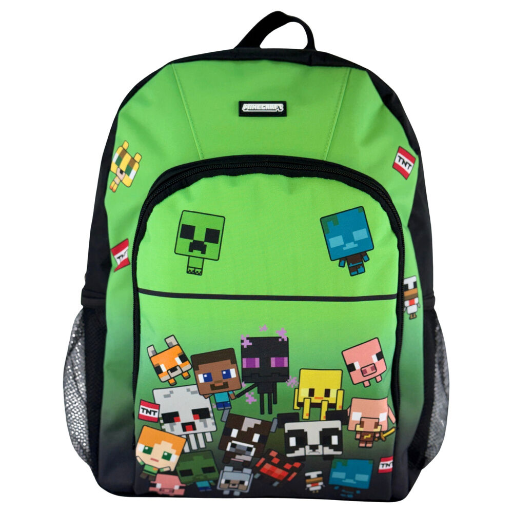 Mochila Escolar Characters Minecraft 40cm