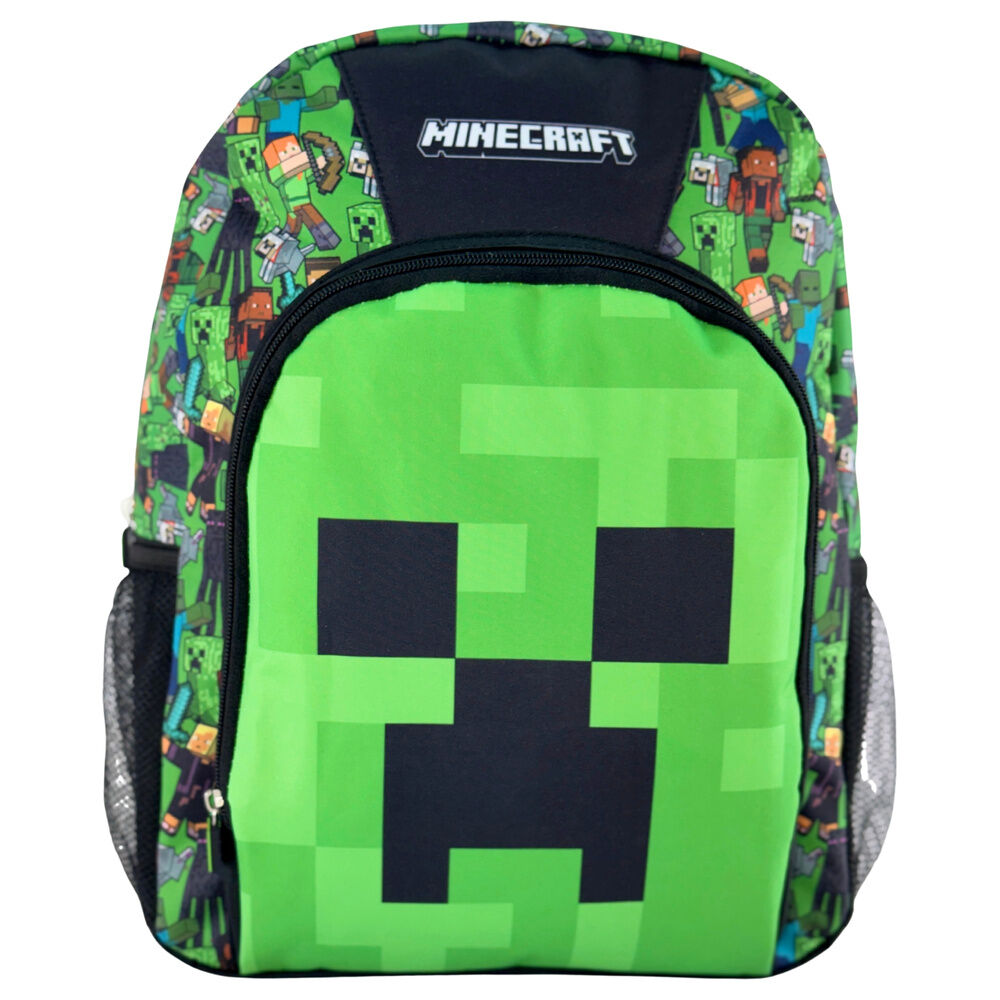 Mochila Escolar Face Minecraft 40cm