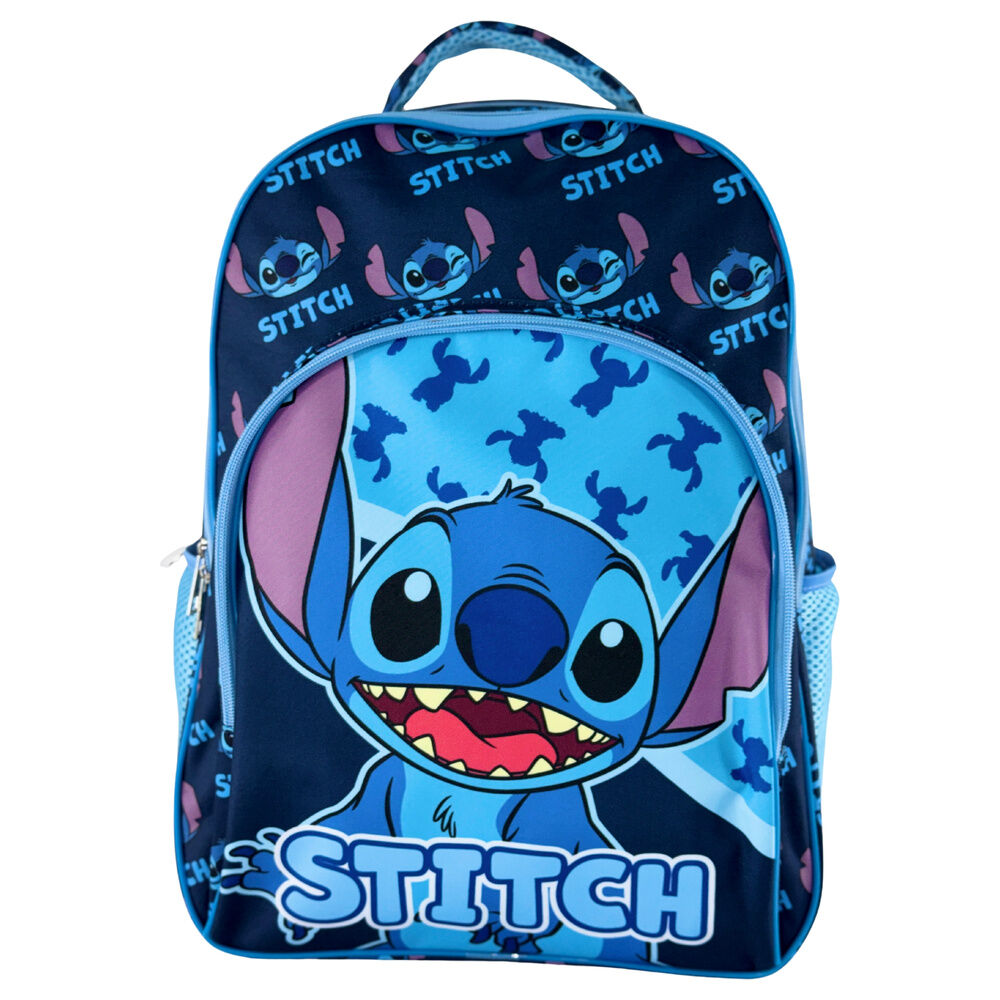Mochila Escolar Abstract Stitch Disney 42cm