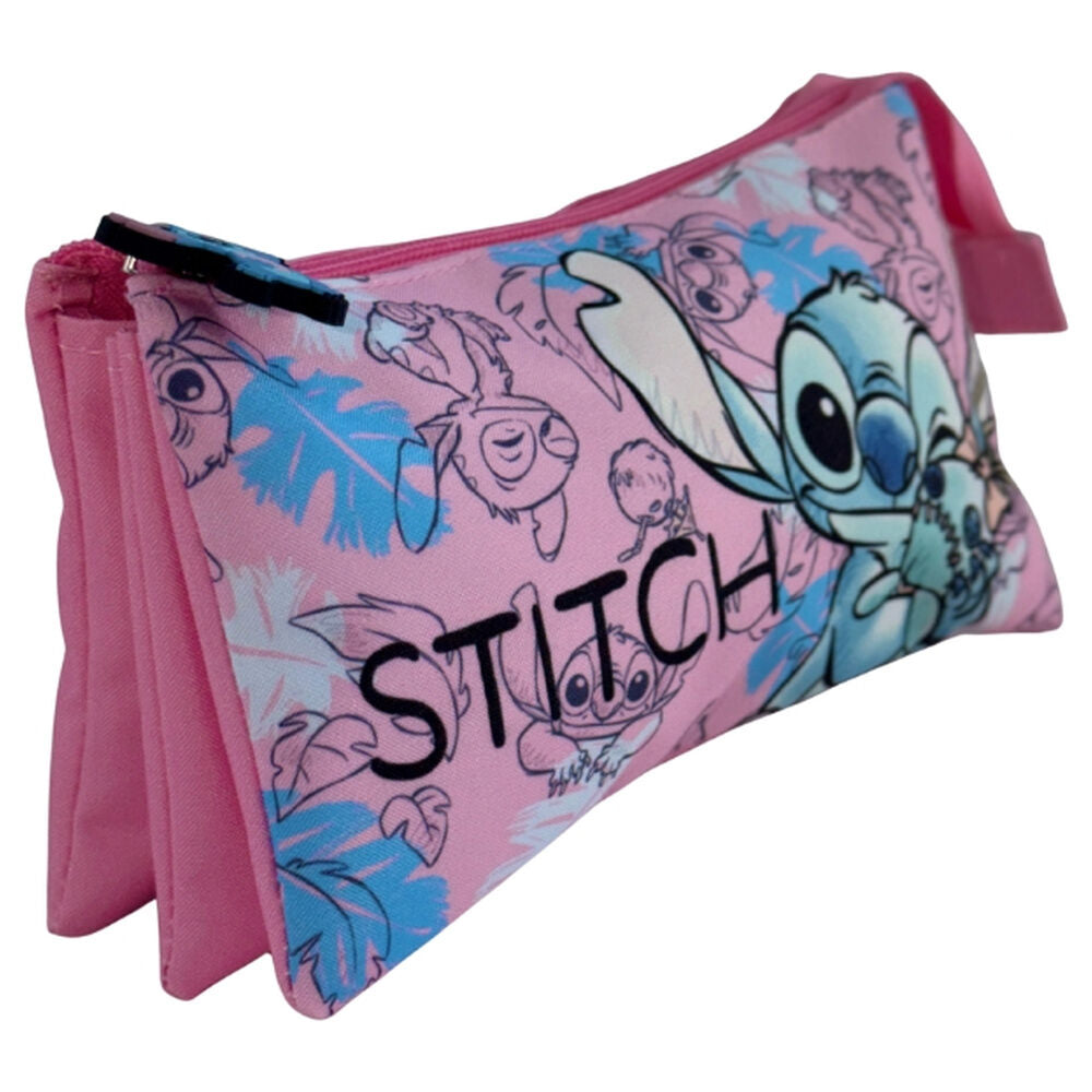 Estojo Triplo Doll Stitch Disney