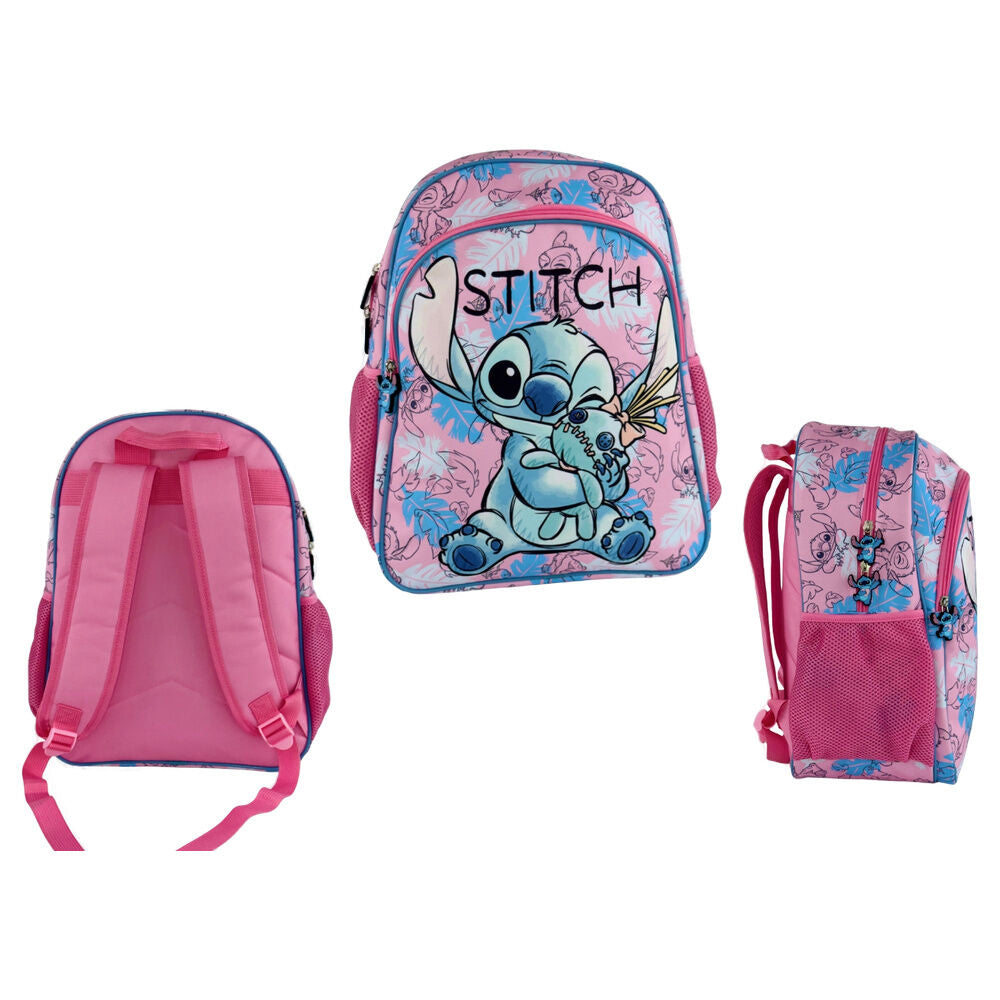 Mochila Escolar Doll Stitch Disney 44cm