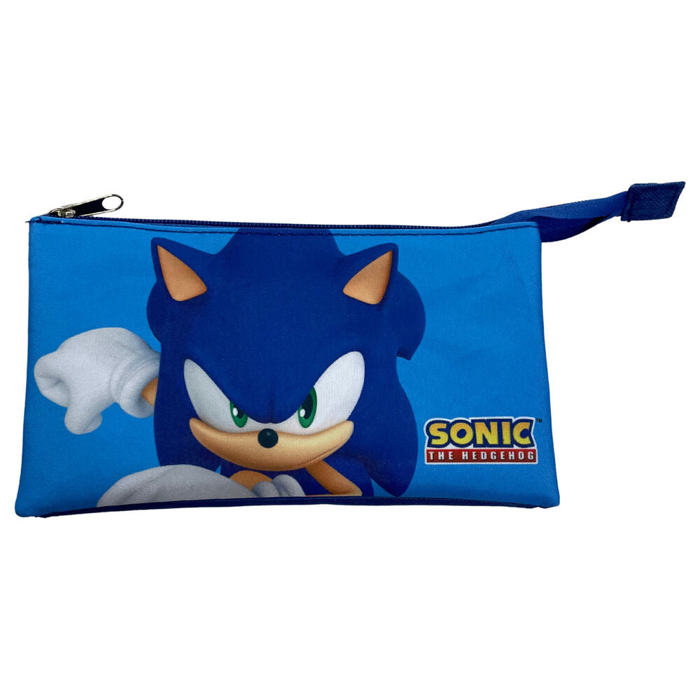 Estojo Triplo Sonic the Hedgehog