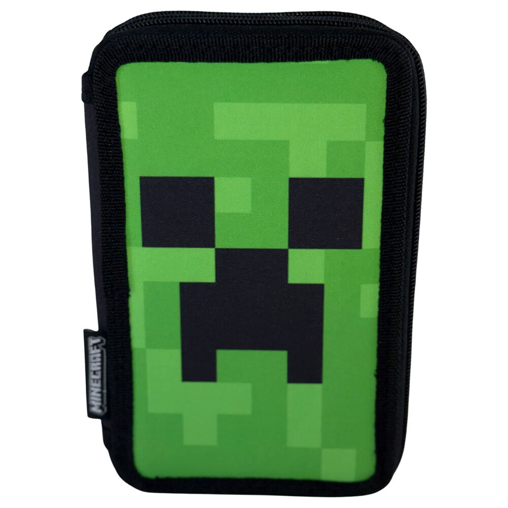 Estojo Triplo Face Minecraft