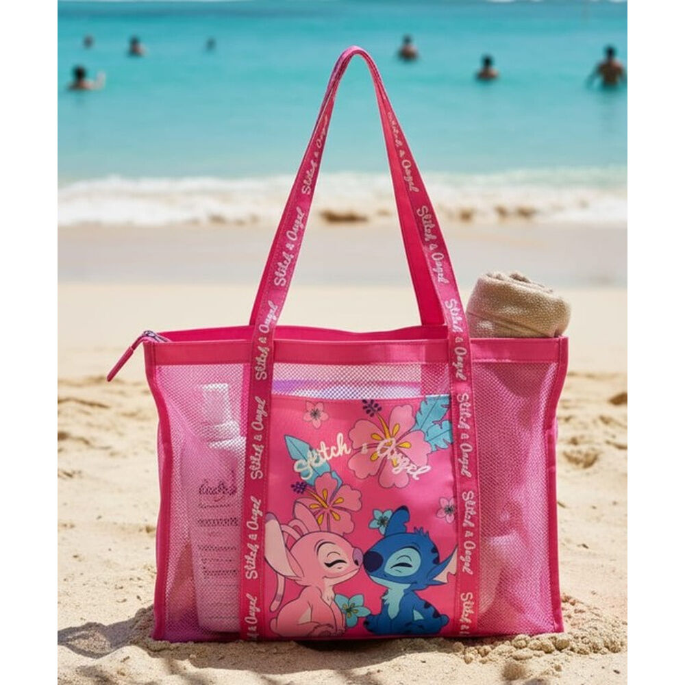 Bolsa de Praia Angel &amp; Stitch Disney