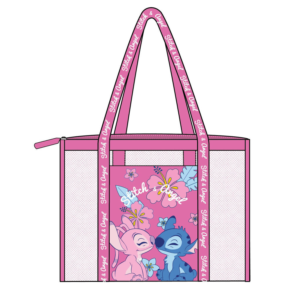 Bolsa de Praia Angel &amp; Stitch Disney