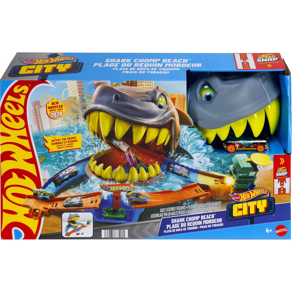 Shark Chomp Beach Hot Wheels City