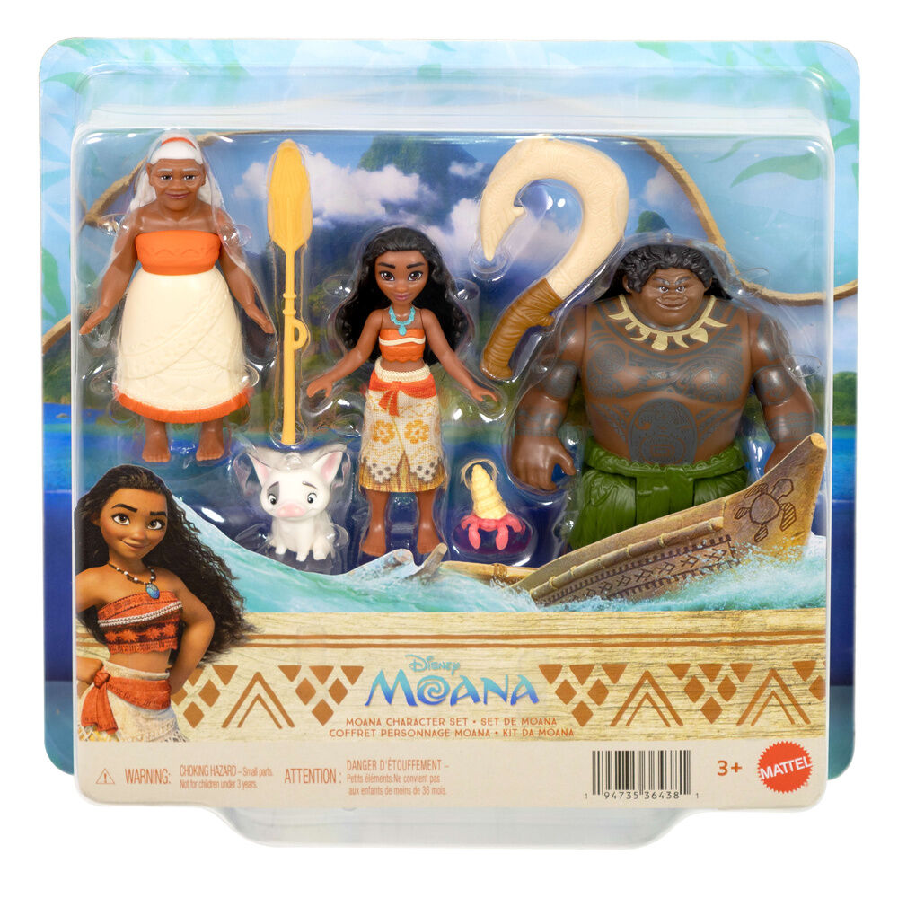 Pack Figuras Vaiana Moana Disney