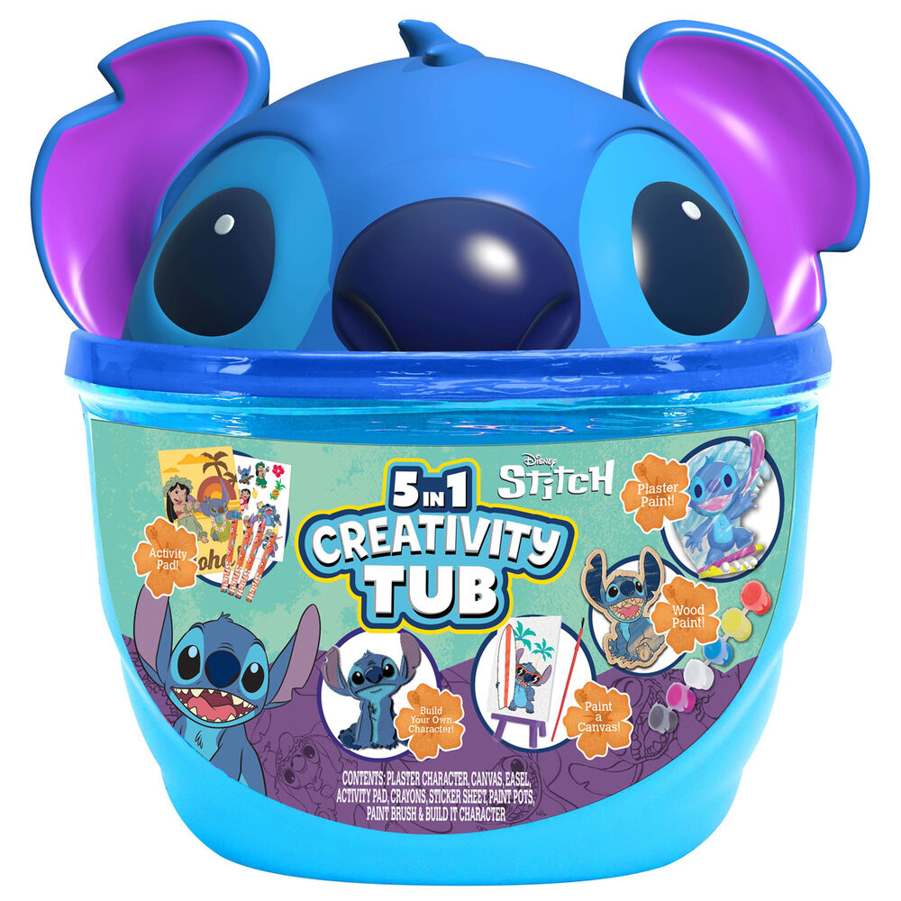 Set de Papelaria Cubo Stitch Disney
