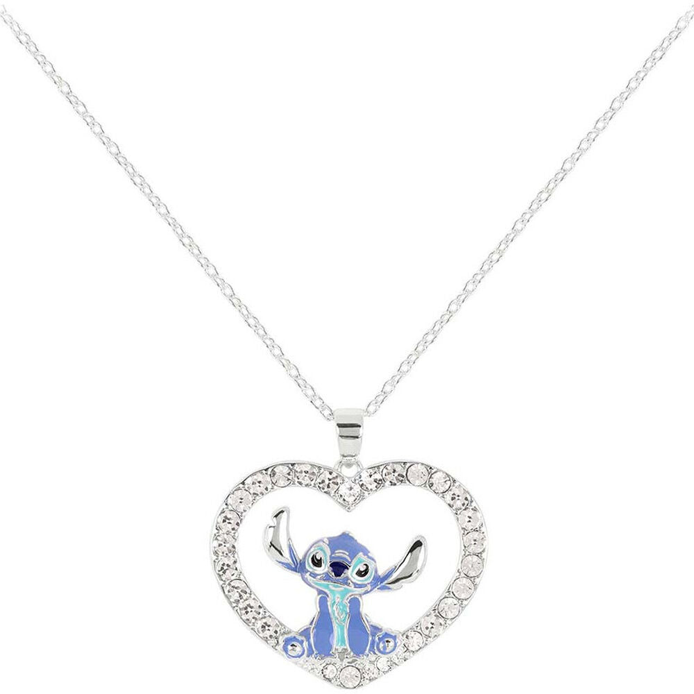 Colar Coração Stitch Disney