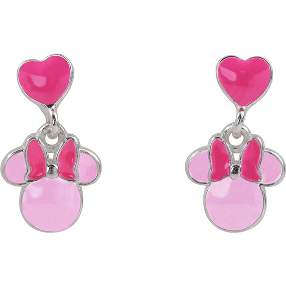 Brincos de Prata Minnie Disney