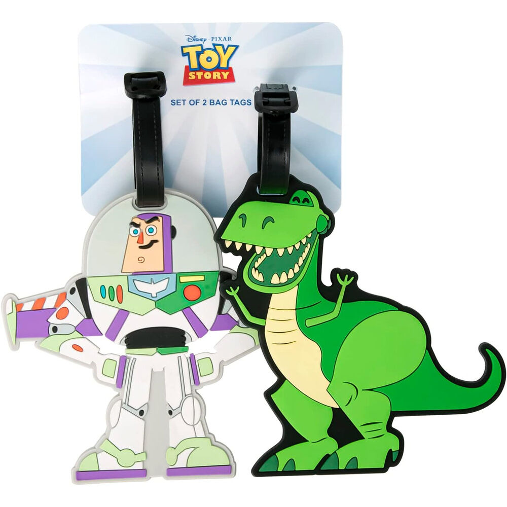 Conjunto 2 Etiquetas de Identificação Toy Story Disney Pixar