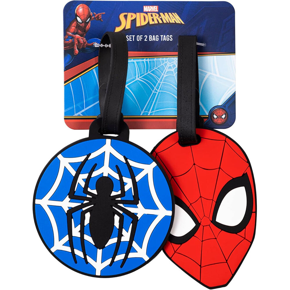 Conjunto 2 Etiquetas de Identificação Spiderman Marvel