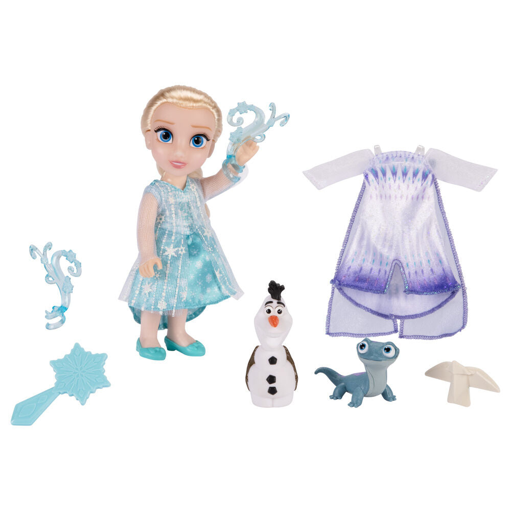 Pack Boneca Elsa Frozen Disney 15cm