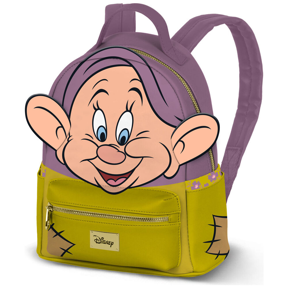 Mochila Casual Dopey Branca de Neve Disney 29cm