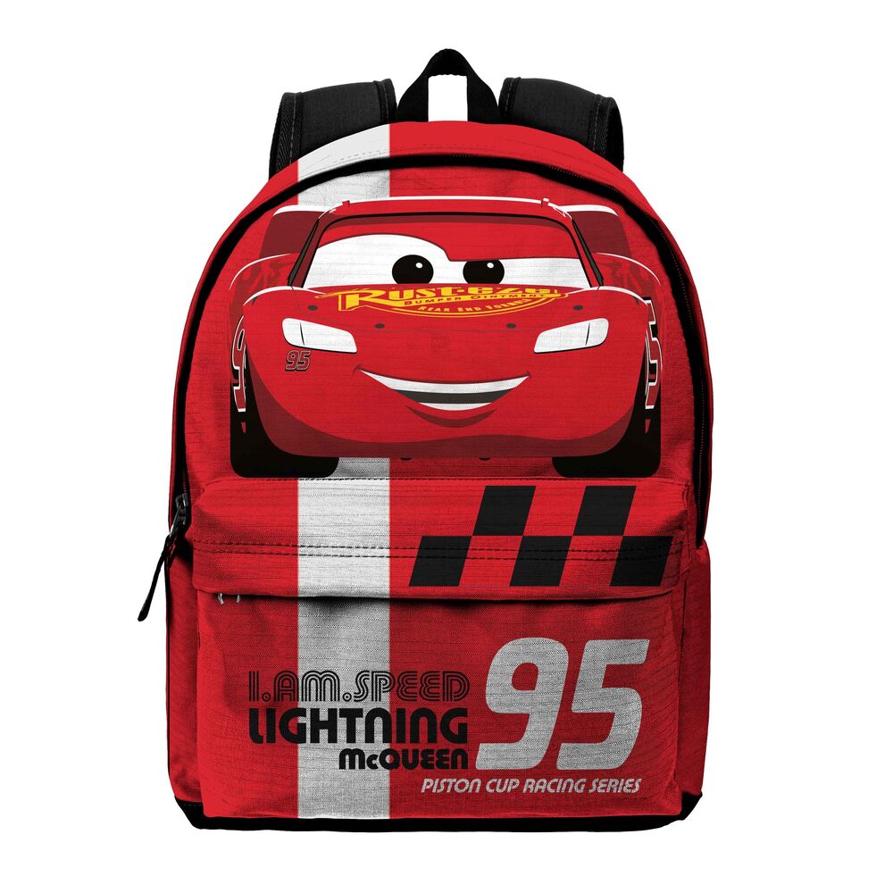 Mochila Pré-Escolar Speed Cars Disney Pixar 32cm