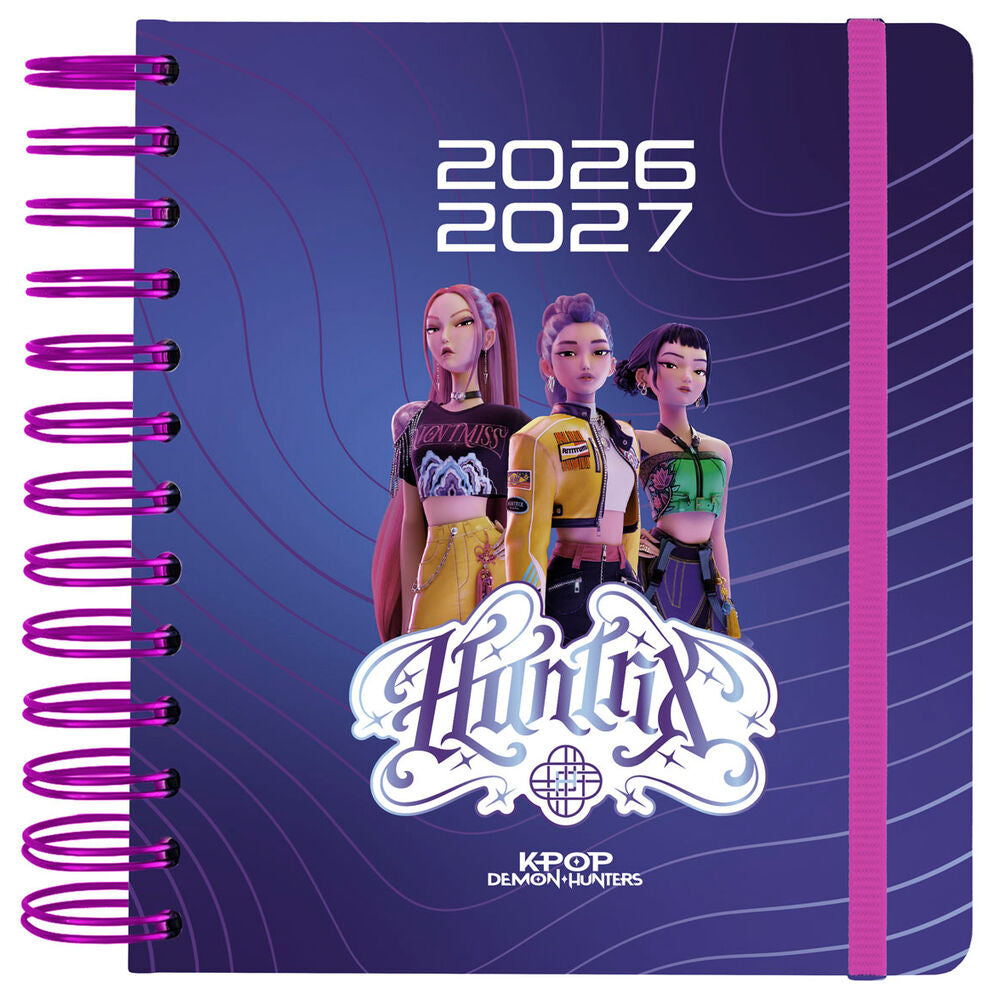 Agenda Escolar K-Pop Demon Hunters 2026/2027