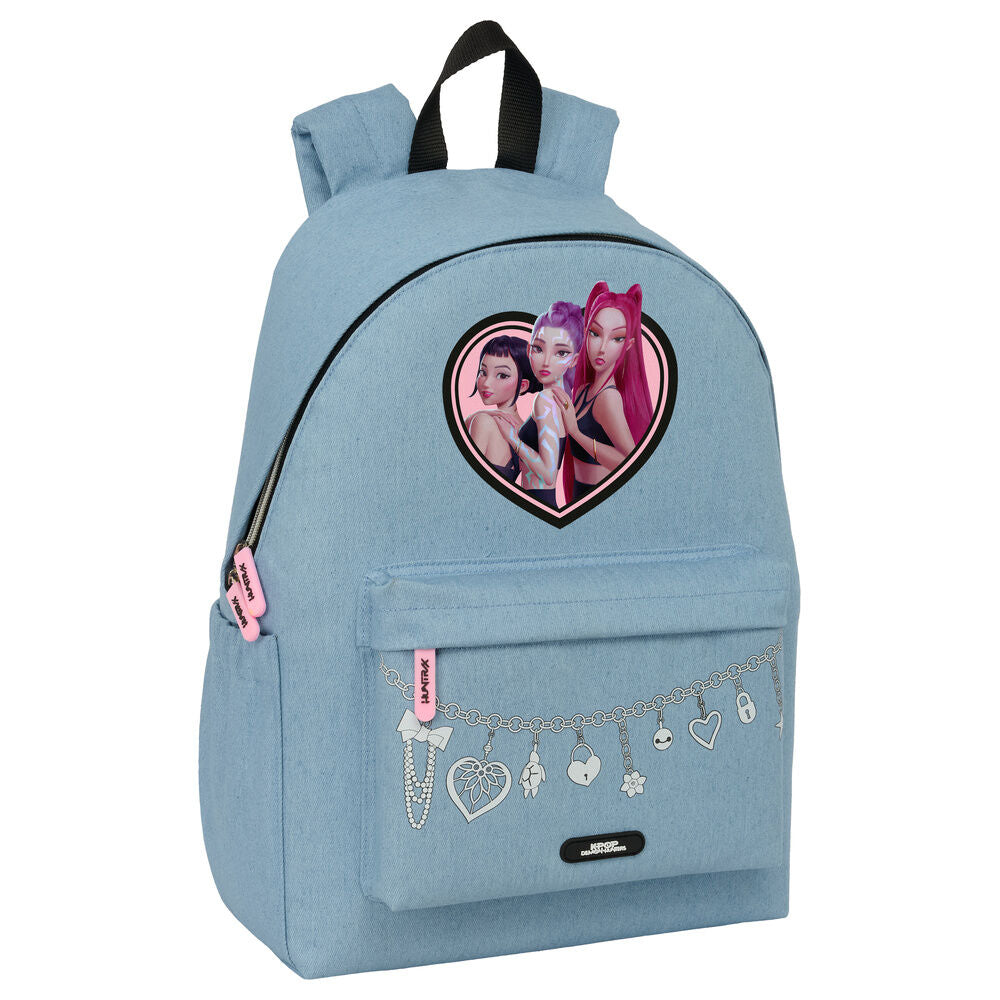 Mochila Escolar Huntrix K-Pop Demon Hunters 43cm
