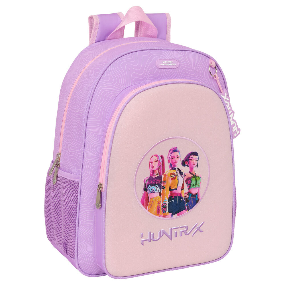 Mochila Escolar Iconic K-Pop Demon Hunters 42cm Adaptável