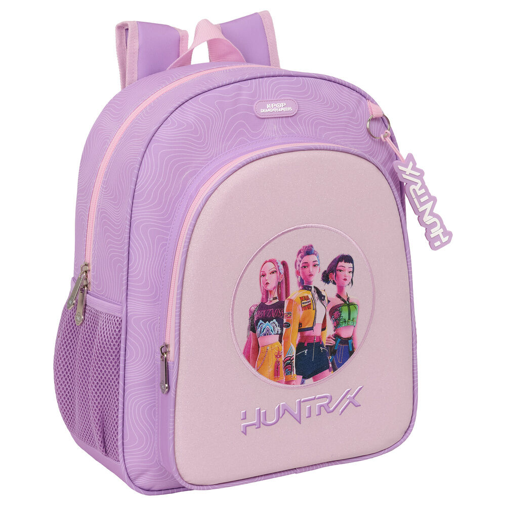 Mochila Escolar Iconic K-Pop Demon Hunters 38cm Adaptável