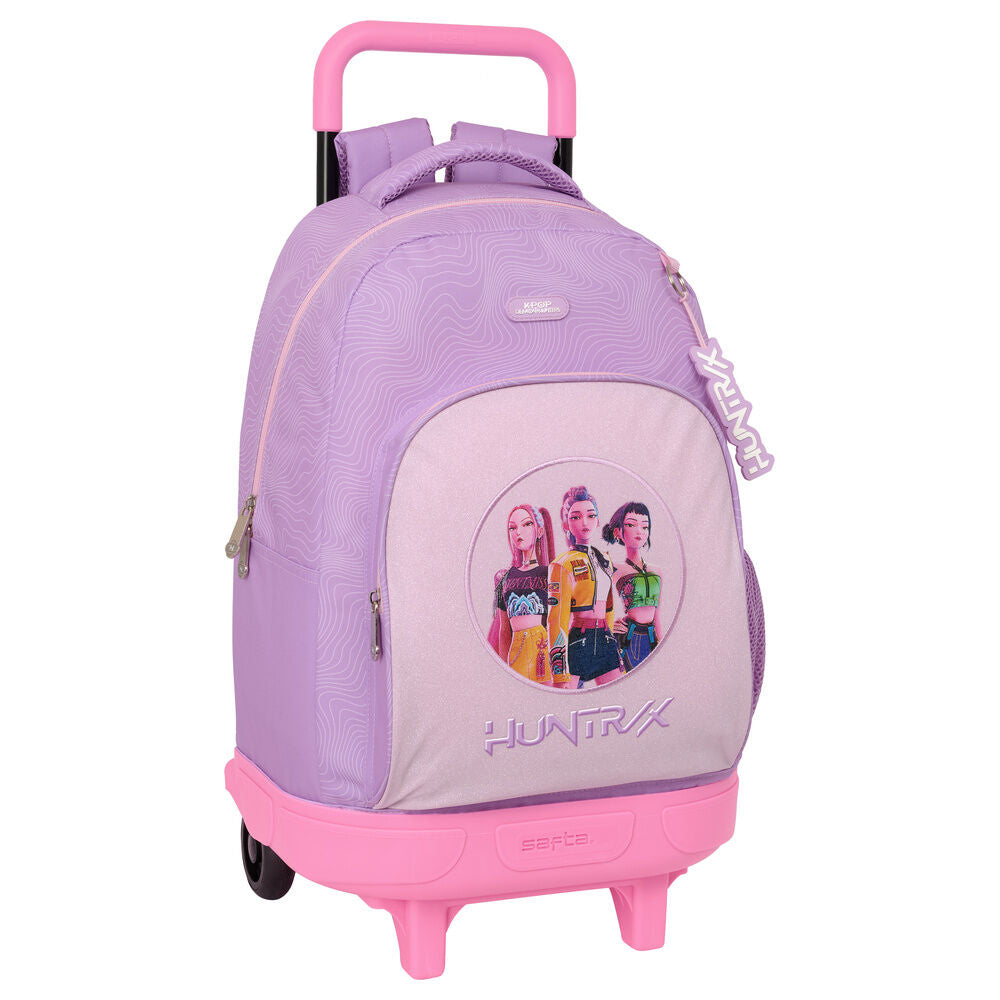 Mochila Escolar Trolley Compact K-Pop Demon Hunters 45cm