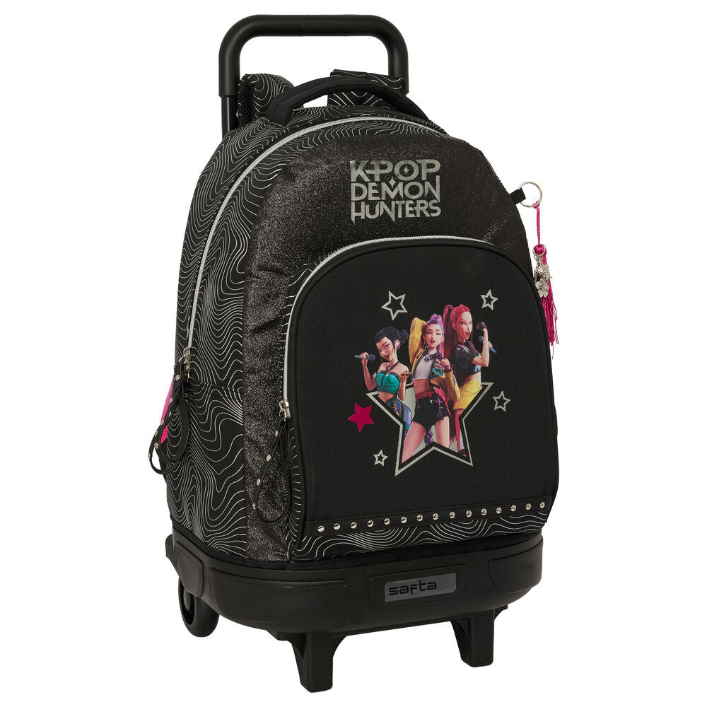 Mochila Escolar Trolley Energy K-Pop Demon Hunters 45cm