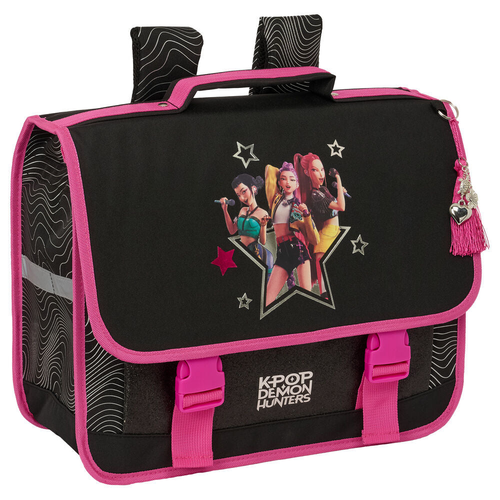 Mochila Escolar Energy K-Pop Demon Hunters 40cm