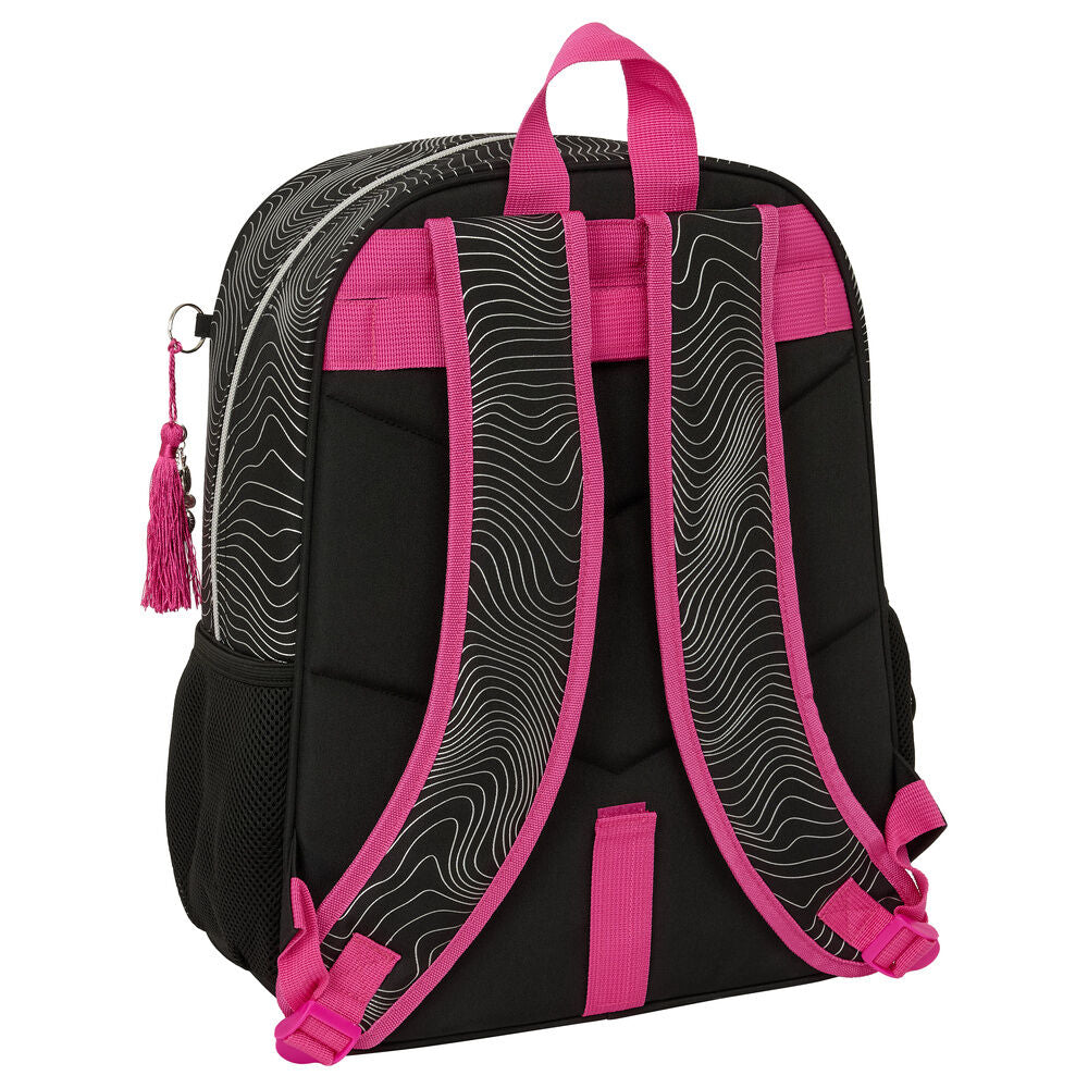Mochila Escolar Energy K-Pop Demon Hunters 42cm Adaptável