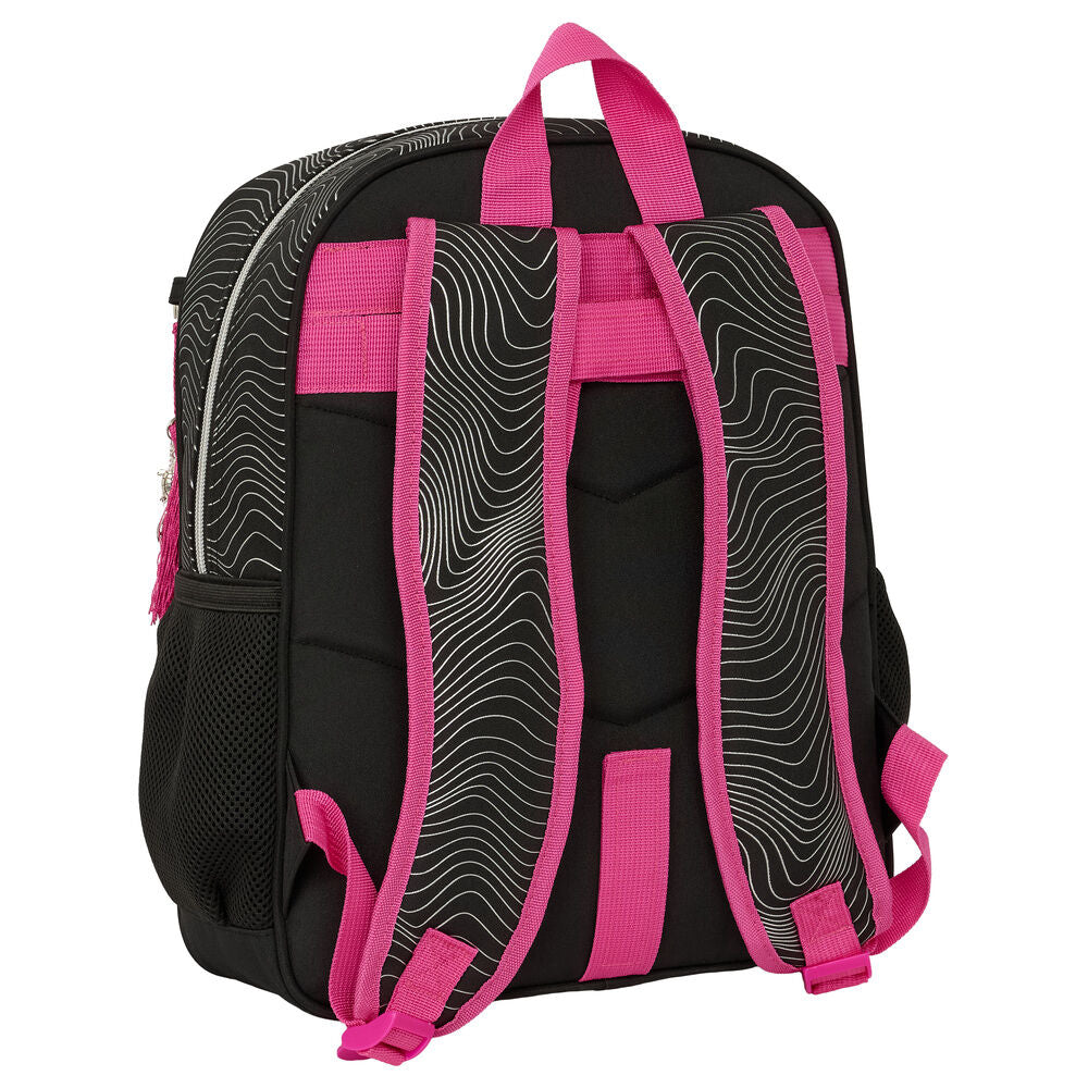 Mochila Escolar Energy K-Pop Demon Hunters Adaptável 38cm