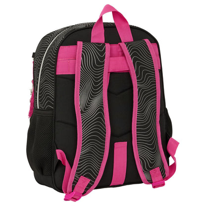 Mochila Escolar Energy K-Pop Demon Hunters Adaptável 38cm