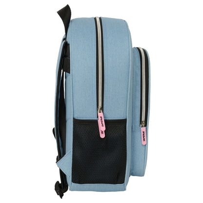 Mochila Escolar Huntrix K-Pop Demon Hunters 38cm Adaptável