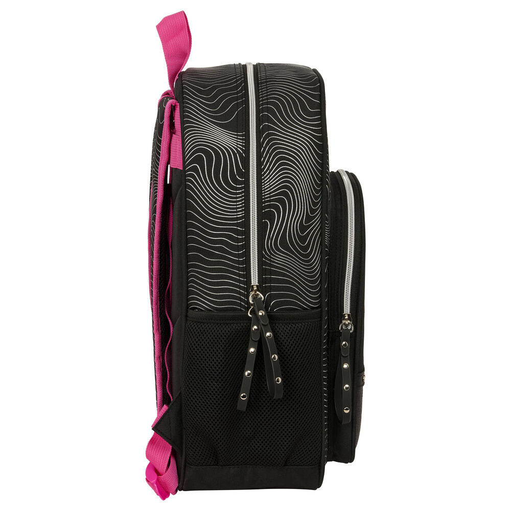 Mochila Escolar Energy K-Pop Demon Hunters 42cm Adaptável
