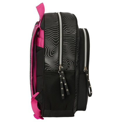 Mochila Escolar Energy K-Pop Demon Hunters Adaptável 38cm