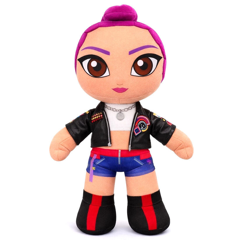 Peluche Lilás Rumi K-Pop Demon Hunters 35cm