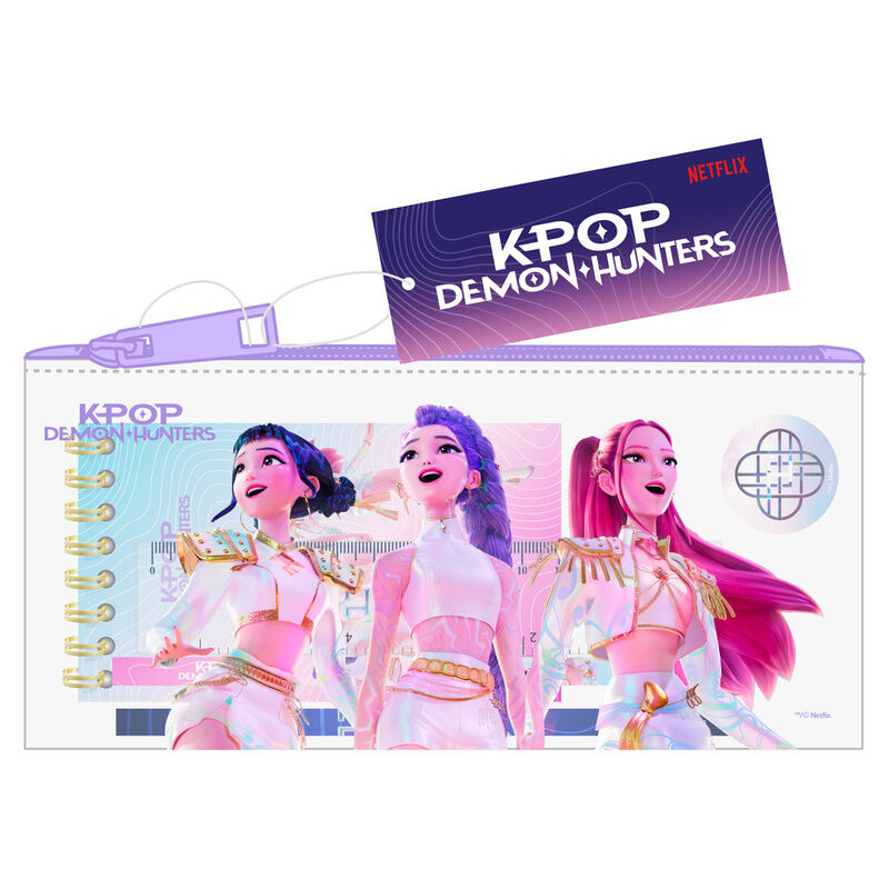 Estojo Stationery K-Pop Demon Hunters