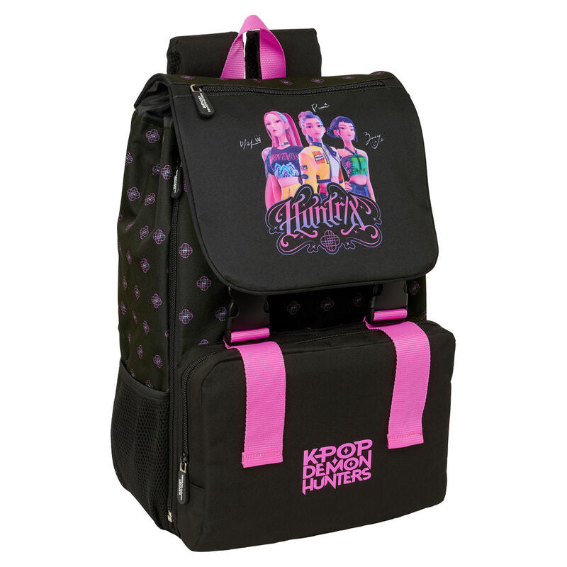 Mochila Preta K-Pop Demon Hunters