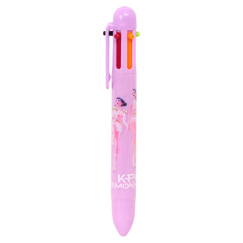 Diário com cadeado + Caneta Stationery K-Pop Demon Hunters