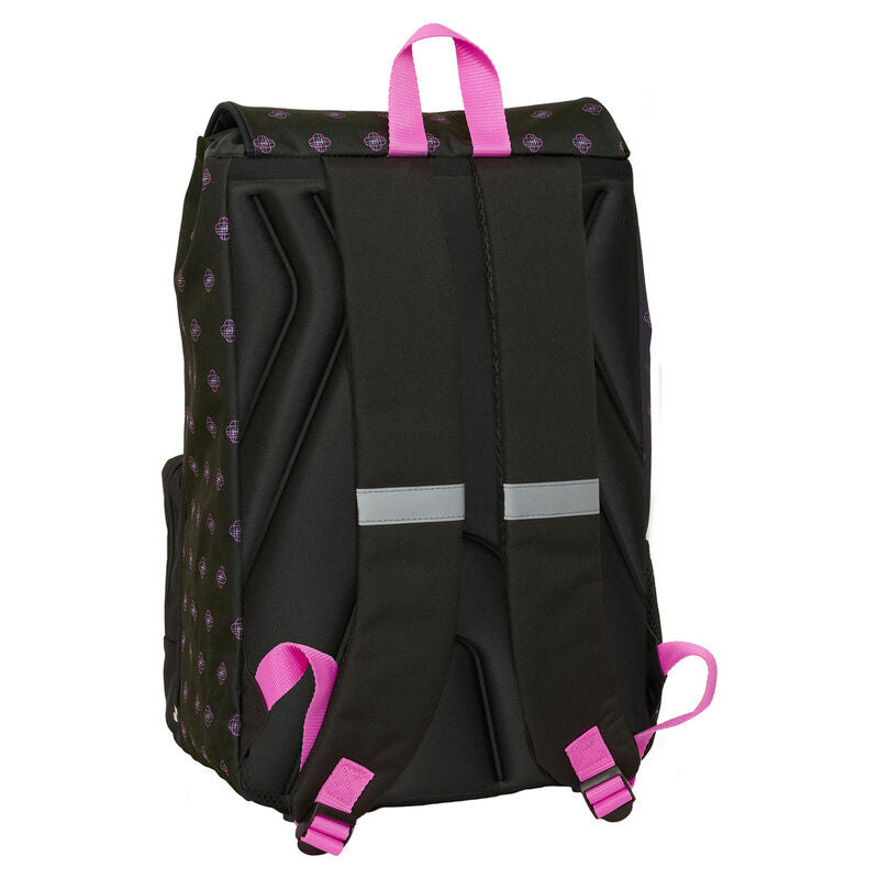 Mochila Escolar Preta K-Pop Demon Hunters