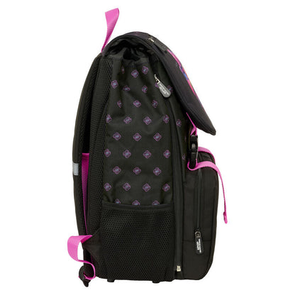 Mochila Escolar Preta K-Pop Demon Hunters