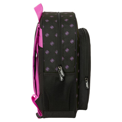 Mochila Escolar Preta K-Pop Demon Hunters 38cm