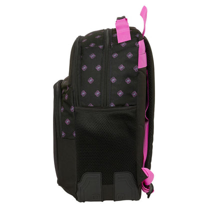 Mochila Escolar Preta K-Pop Demon Hunters 42cm