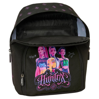 Mochila Pré-Escolar Preta K-Pop Demon Hunters 30cm