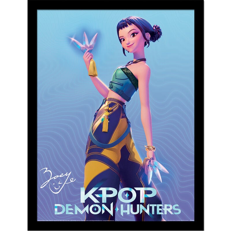 Quadro K-Pop Zoey Demon Hunters
