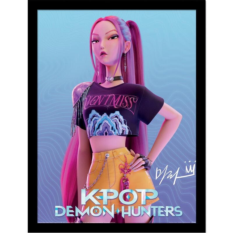 Quadro K-Pop Mira Demon Hunters
